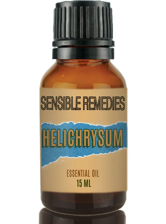 Sensible Remedies Helichrysum 100% Pure Therapeutic Grade Essential Oil 15 mL (0.5 fl oz)