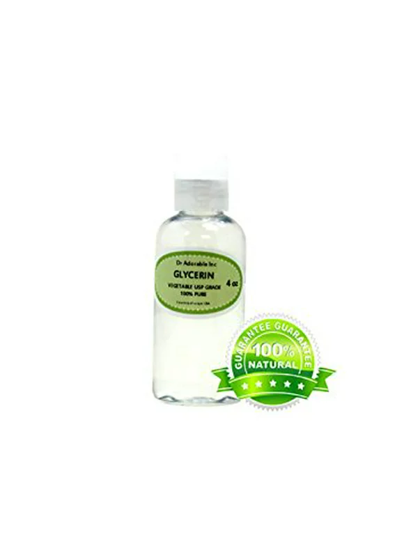 Dr. Adorable - 100% Pure Premium Glycerine / Glycerin Vegetable Usp Grade - 4 oz
