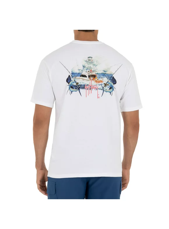 Guy Harvey Men's Paradise Fishing Short Sleeve T-Shirt