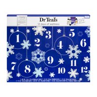 Dr Teal's Bath and Body Advent Calendar 12 Piece Gift Set