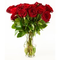 Red Roses Flower Bouquet - 12 Red Roses Long Stem - 1 Dozen Roses - Beautiful Red Roses Delivery - Luxury & Fresh Roses - Birthday & Anniversary Roses (Any Occasion)