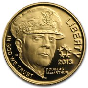 2013-W Gold $5 Commem Five Star General Proof (w/Box & COA)
