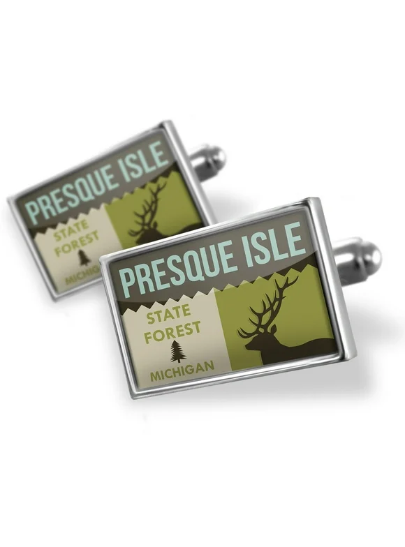 Cufflinks National US Forest Presque Isle State Forest - NEONBLOND