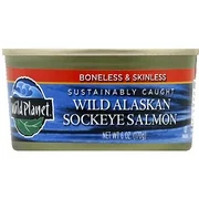 Wild Planet Wild Pacific Sockeye Salmon, 6 oz, (Pack of 12)