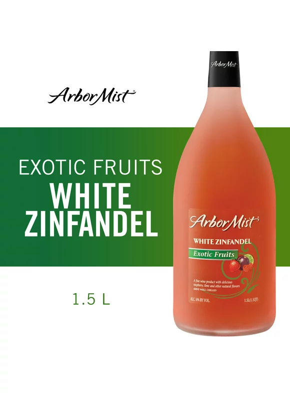 Arbor Mist Exotic Fruit White Zinfandel Fruit Wine, 1.5L Bottle