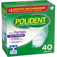 Polident for Partials Clean & Protect Cleanser Tablets 40 ea
