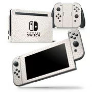 The All Over Micro Pink Dotted Pattern - Skin Wrap Decal Compatible with the Nintendo Switch Console + Dock + JoyCons Bundle