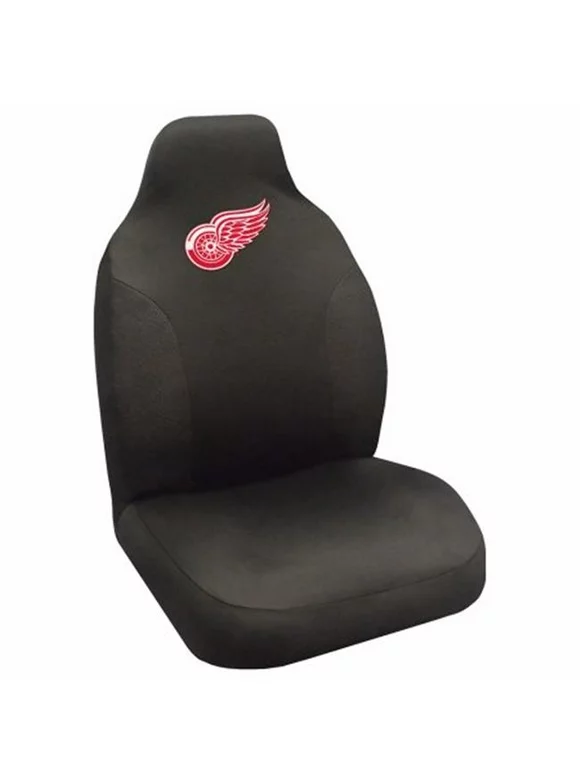 Fan Mats FAN-14964 Detroit Red Wings NHL Polyester Embroidered Seat Cover