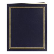 Pioneer Photo Albums XL 100 Beige Page Scrapbook (50 Sheets), Navy Blue