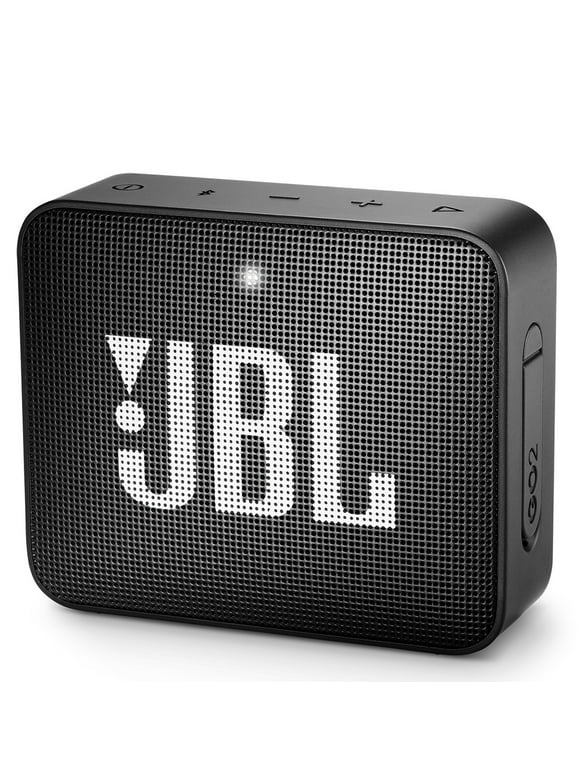 JBL GO 2 Portable Bluetooth Speaker, Black, JBLGO2BLK