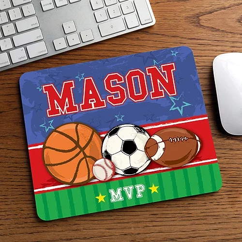 Personalized Sports MVP Mouse Pad