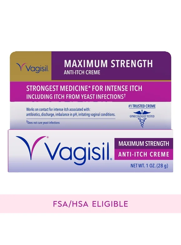 Vagisil Maximum Strength Anti-Itch Cream, 1 oz