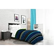 Fortnite "Neon Stripe" Kids Bed-in-a-Bag Bedding Set w/ Reversible Comforter