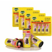 Pesticide Free Fly Paper 16 pack, Fly Catcher Strips,Set for Indoors Outdoors Flying Insects Moths Mosquitoes Control.