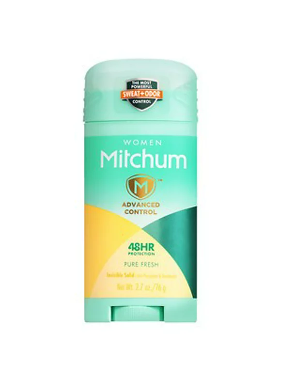Mitchum Advanced Control Solid Anti-Perspirant Deodorant, Pure Fresh, 2.7 Oz