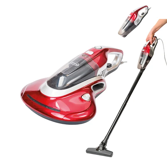 Stick and Handheld Vacuum Cleaner - Bed and Fabric Sanitizer features UV-C Light- With Attachments - Clean Mattress, Pillows, and Upholstery