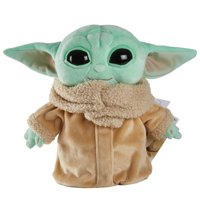 Star Wars Grogu Plush Toy, 8-in Small Yoda Baby Figure from The Mandalorian