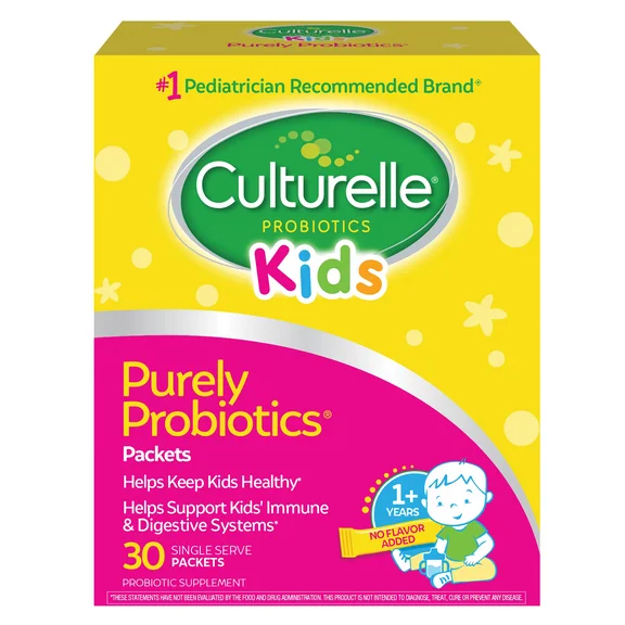 Culturelle Kids Purely Probiotics Daily Supplement Packets, Ages 1 , 30 Count