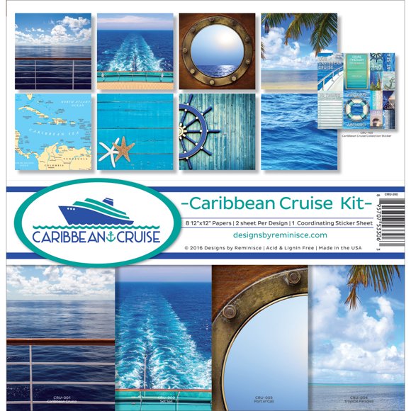 Reminisce Collection Kit 12"X12" Caribbean Cruise