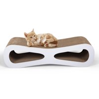 Coziwow Cat Scratching Pad Post Cardboard,Jumbo Cardboard Scratch Cat Scratcher Lounge House Bed Couch with Catnip