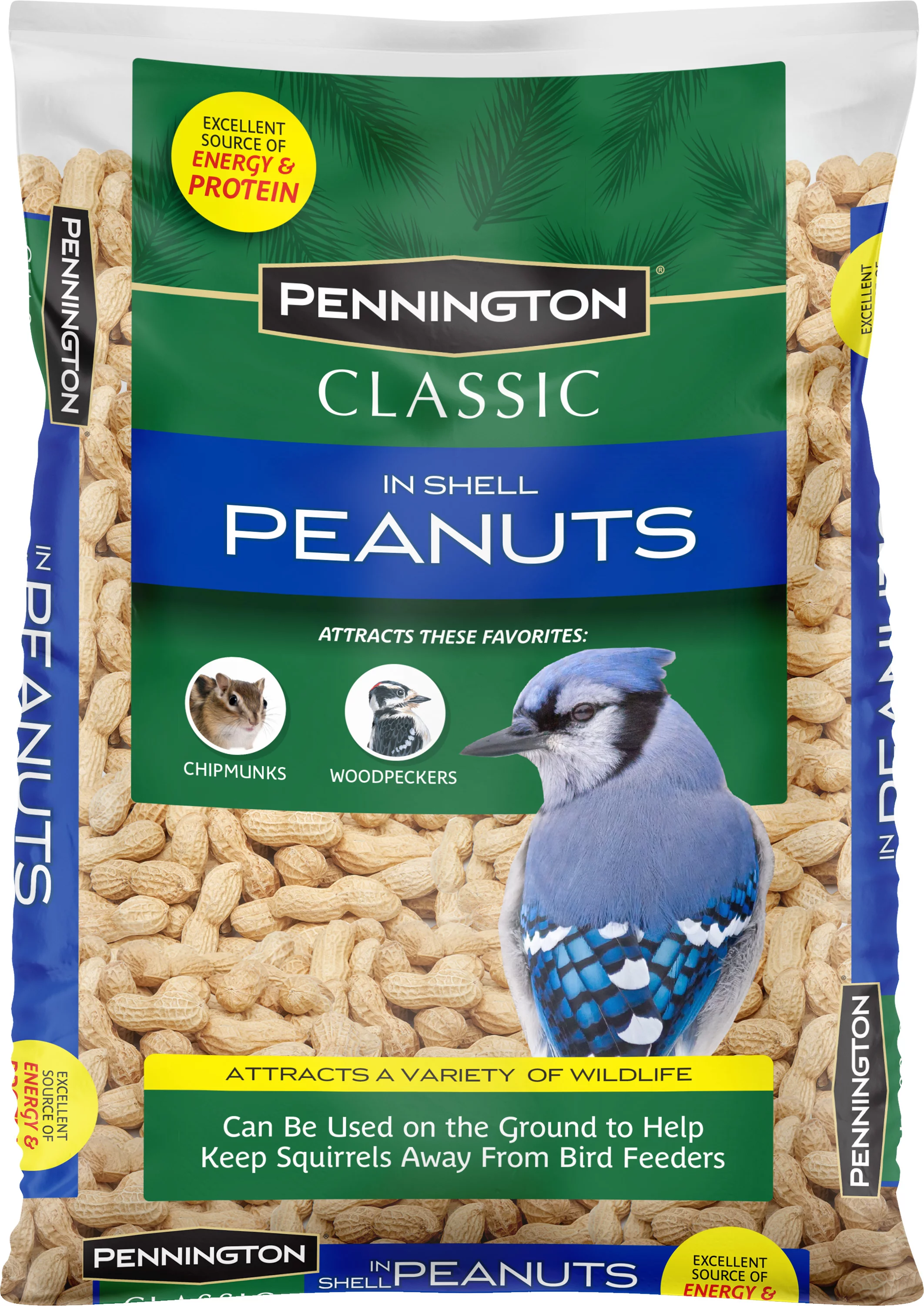 Pennington In Shell Peanuts Wildlife and Wild Bird Food, 5 lb. Bag, Dry, 1 Pack