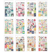 Planner Essentials Mini Stickers Seasons, 578 Stickers