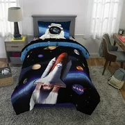 NASA Bed-in-a-Bag, Kids Bedding Bundle Set, 4-Piece Twin