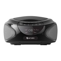 Ematic CD Boombox with AM/FM Radio, Bluetooth Audio and Speakerphone