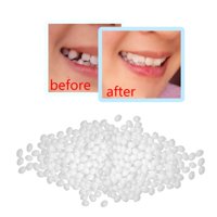 Instant Veneers Dentures, Multi-Functional Temporary Tooth Repair Kit Plastic Thermal Fitting Beads for Snap Covering Missing Teeth Denture Filling Kit Cosmetic Upper Veneer
