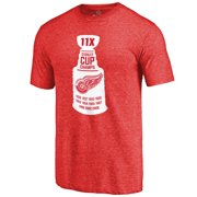 Detroit Red Wings The Cup Tri-Blend T-Shirt - Red