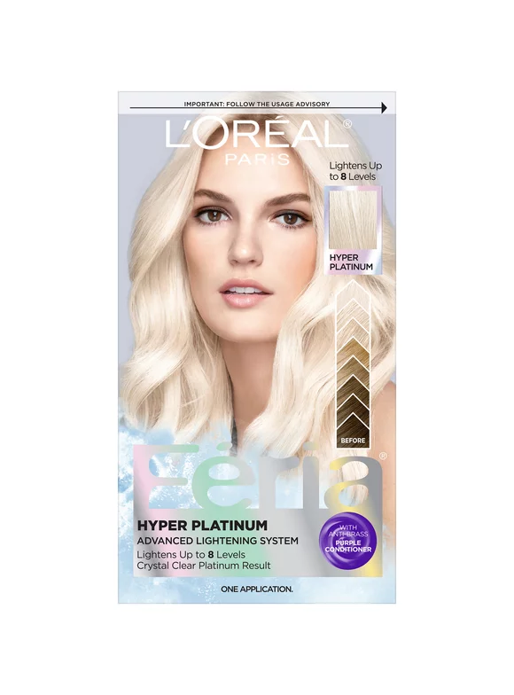 L'Oreal Paris Feria Hyper Platinum Hair Color Advanced Lightening System, 1 fl oz