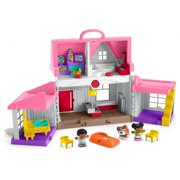 Fisher-Price Little People Big Helpers Interactive Home Play Set with Tessa and Chris