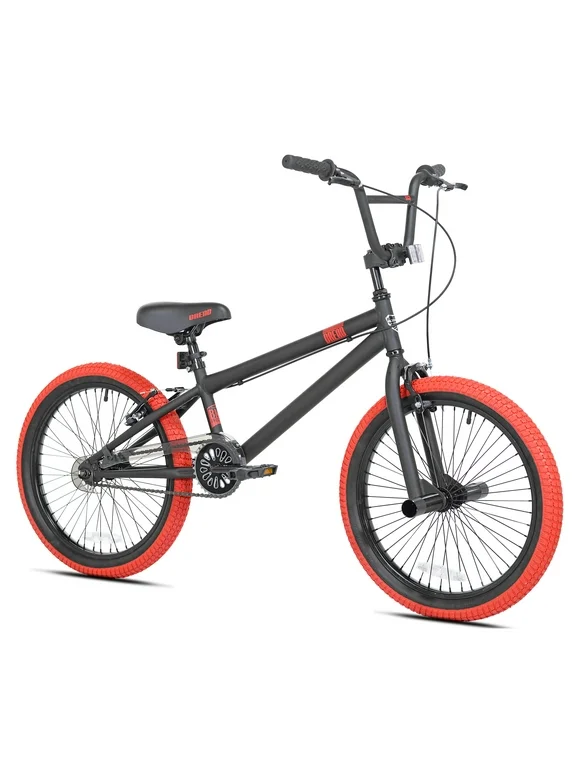 Kent Bicycles 20" Dread Boy's BMX Child Bike, Black/Red