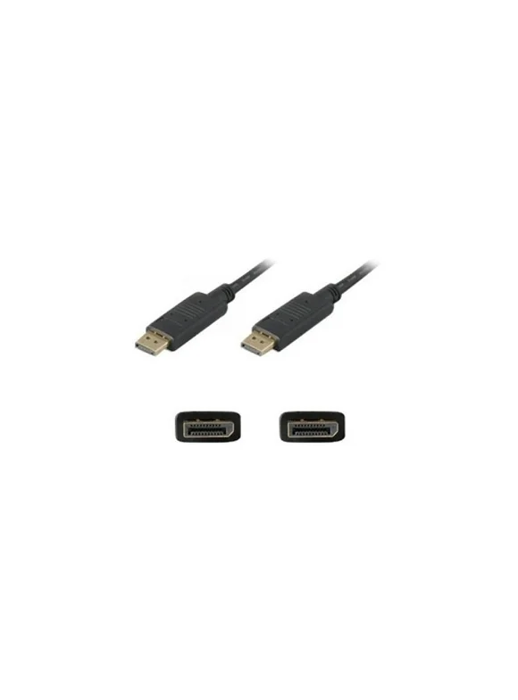 AddOn DISPLAYPORT1F 1ft Black DisplayPort Cable M-M