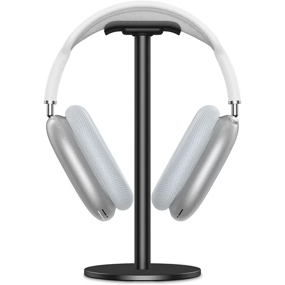 WYHOO Headset Holder Gaming Headphone Stand, Universal Aluminum Hanger Rack, Black