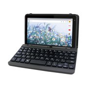 RCA Voyager Pro+ 7" Touchscreen Android 10 Go Tablet with Keyboard Case, 2GB RAM 16GB Storage, Front-Facing Camera, Black