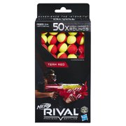 Nerf Rival 50-Round Refill (yellow-red), 5 high-impact Nerf Rival rounds