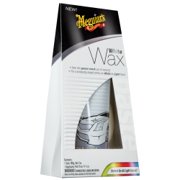 Meguiars White Wax  White Car Wax Creates Brilliant Reflections, Gloss and Shine  G6107, 7 oz