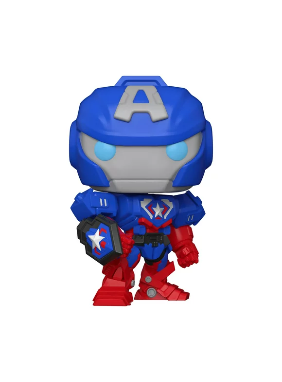 Funko POP! Jumbo: Marvel: Avengers Mech Strike - Captain America - DX Offers Mall Exclusive