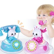 Kids Telephone Toy Smart Phone With Light Music Pretend Play Toys Child Baby Education Birthday Gift