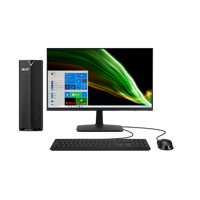 Acer Aspire Desktop with 23.8" Monitor, 10th Gen Intel Core i3-10105 4-Core Processor, Intel UHD Graphics 6308GB DDR4, 256GB NVMe M.2 SSD, Windows 10 Home, XC-1660G-UW94