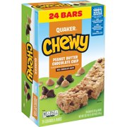 Quaker Chewy Granola Bars, Peanut Butter Chocolate Chip (24 Pack)