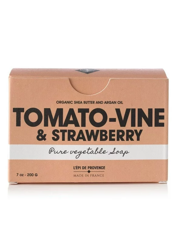 L'epi de Provence Soap Boxed Soap 200g - Tomato-Vine & Strawberry