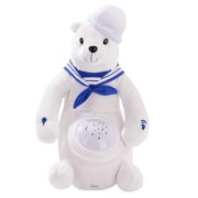 Barry Polar Bear Nightlight Soother with Favorite Lullabies Nature Sounds and Projecting Stars & Moon Light by Dimple
