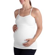 Oh! Mamma Maternity Basic Cami with Side Ruching-Available in Plus