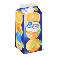 Great Value No Pulp 100% Pure Orange Juice, 59 fl oz