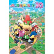 Mario Party 10 Nintendo Wii U 2015 Party Video Game Series Nd Cube Bowser Mini Games Cool Wall Decor Art Print Poster 24x36
