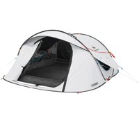 Decathlon - Quechua 2 Second Fresh & Black,  3-Person Instant Pop-Up Tent, Waterproof, White