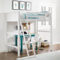 Your Zone Collection Wood Loft Bed, Multiple Colors