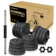 Dumbbells Weight Sets Adjustable 66LB/30kg Dumbbells Non-slip Gym Home Fitness Exercise Training Dumbbells